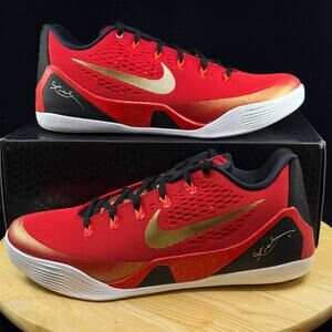 Nike Kobe 9 Low Protro Size 12.5M EM China University Red IH1400-600 Sneakers